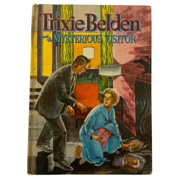 Trixie Belden & The Mysterious Visitor by Julie Campbell 1954 Hardcover Book - Picture 1 of 4